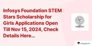 Infosys Foundation STEM Stars Scholarship for Girls Applications Open Till Nov 15, 2024, Check Details Here